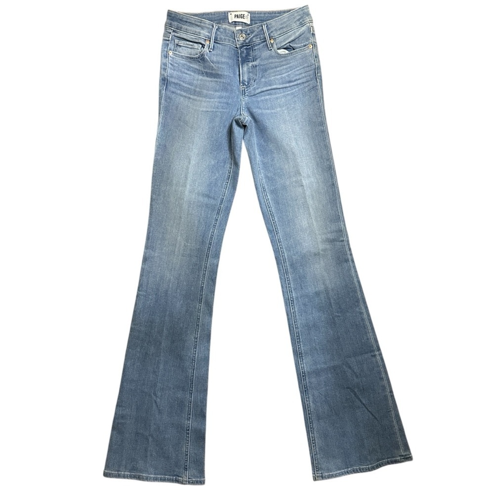 PAIGE Skyline Bootcut Jeans in Satellite Light Blue Sz. 25 / 4 - Picture 5 of 15